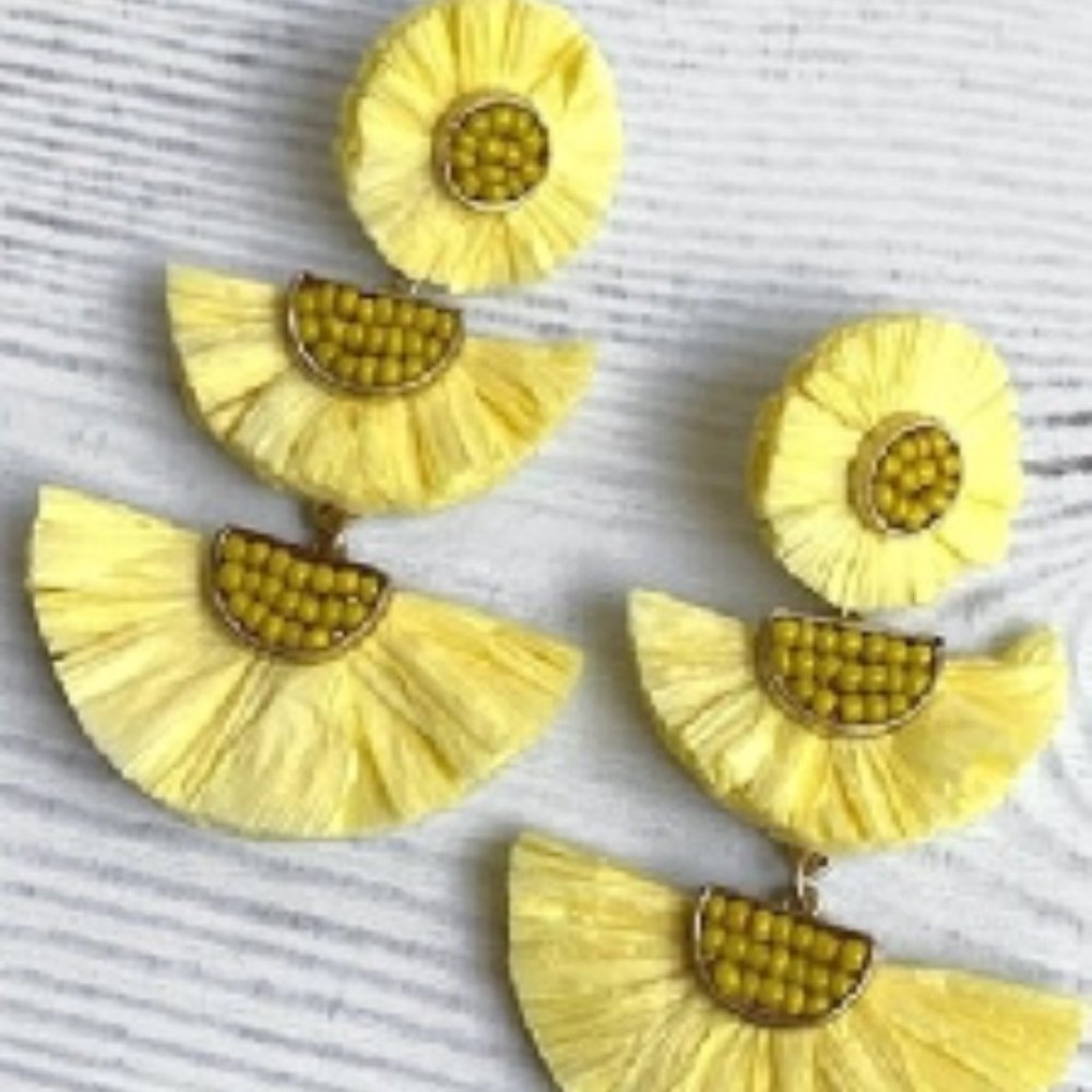 Michelle MCDowell Tijuana Yellow Earrings